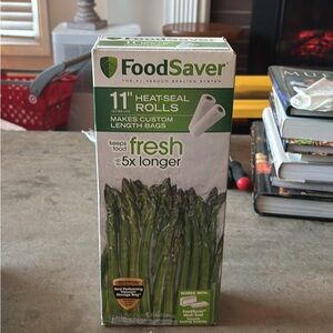 FoodSaver Vacuum Sealing Bags FREEZER 2 Rolls 11 in. x 16 ft. NEW